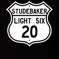 1920 Studebaker Light Six Highway Route Sign T Shirt