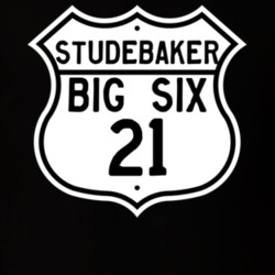 1921 Studebaker Big Six Highway Route Sign T Shirt