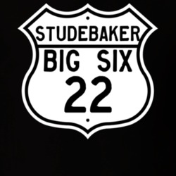 1922 Studebaker Big Six Highway Route Sign T Shirt