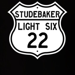 1922 Studebaker Light Six Highway Route Sign T Shirt
