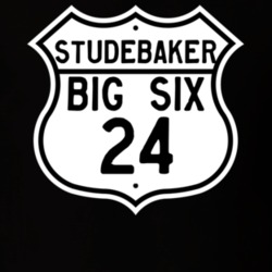 1924 Studebaker Big Six Highway Route Sign T Shirt