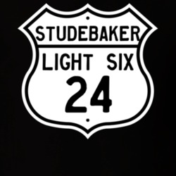1924 Studebaker Light Six Highway Route Sign T Shirt