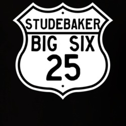 1925 Studebaker Big Six Highway Route Sign T Shirt