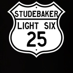 1925 Studebaker Light Six Highway Route Sign T Shirt