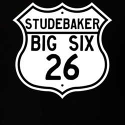 1926 Studebaker Big Six Highway Route Sign T Shirt