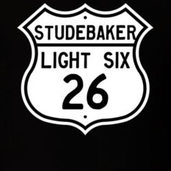 1926 Studebaker Light Six Highway Route Sign T Shirt