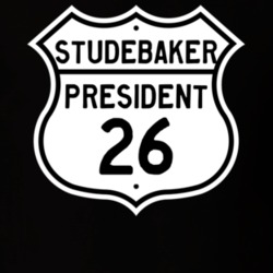 1926 Studebaker President Highway Route Sign T Shirt