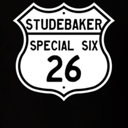 1926 Studebaker Special Six Highway Route Sign T Shirt
