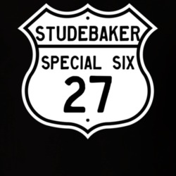 1927 Studebaker Special Six Highway Route Sign T Shirt