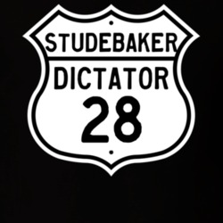 1928 Studebaker Dictator Highway Route Sign T Shirt