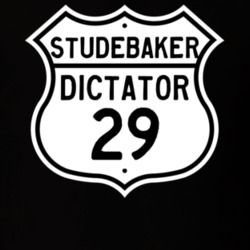 1929 Studebaker Dictator Highway Route Sign T Shirt