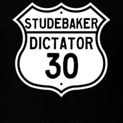 1930 Studebaker Dictator Highway Route Sign T Shirt