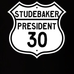 1930 Studebaker President Highway Route Sign T Shirt