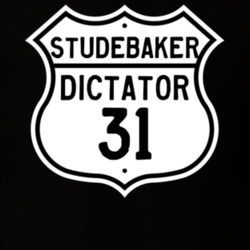1931 Studebaker Dictator Highway Route Sign T Shirt