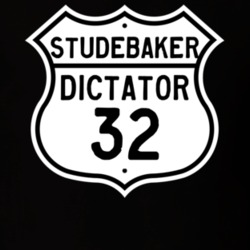 1932 Studebaker Dictator Highway Route Sign T Shirt