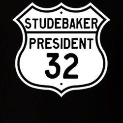 1932 Studebaker President Highway Route Sign T Shirt