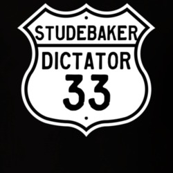 1933 Studebaker Dictator Highway Route Sign T Shirt