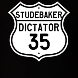 1935 Studebaker Dictator Highway Route Sign T Shirt