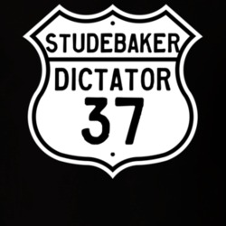 1937 Studebaker Dictator Highway Route Sign T Shirt