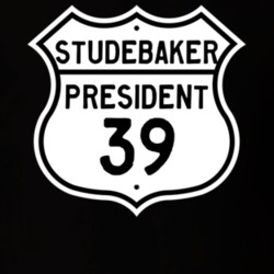 1939 Studebaker President Highway Route Sign T Shirt