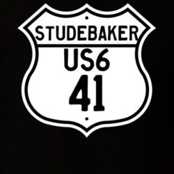 1941 Studebaker US6 Highway Route Sign T Shirt