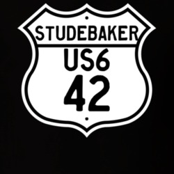 1942 Studebaker US6 Highway Route Sign T Shirt