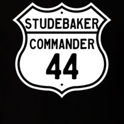 1944 Studebaker Commander Highway Route Sign T Shirt