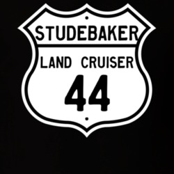 1944 Studebaker Land Cruiser Highway Route Sign T Shirt