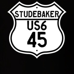 1945 Studebaker US6 Highway Route Sign T Shirt