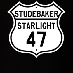 1947 Studebaker Starlight Highway Route Sign T Shirt