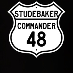 1948 Studebaker Commander Highway Route Sign T Shirt