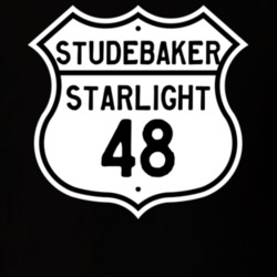 1948 Studebaker Starlight Highway Route Sign T Shirt