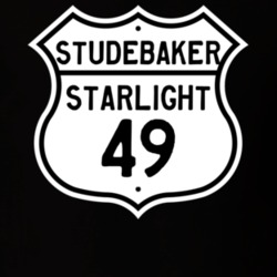 1949 Studebaker Starlight Highway Route Sign T Shirt