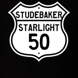 1950 Studebaker Starlight Highway Route Sign T Shirt