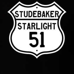 1951 Studebaker Starlight Highway Route Sign T Shirt