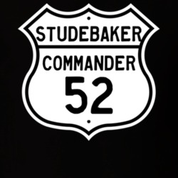 1952 Studebaker Commander Highway Route Sign T Shirt