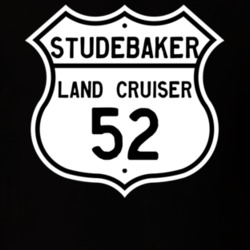 1952 Studebaker Land Cruiser Highway Route Sign T Shirt