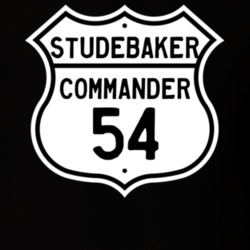 1954 Studebaker Commander Highway Route Sign T Shirt