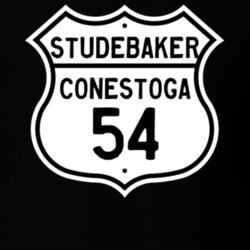 1954 Studebaker Conestoga Highway Route Sign T Shirt