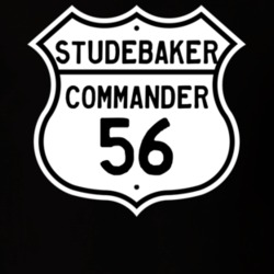 1956 Studebaker Commander Highway Route Sign T Shirt