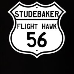 1956 Studebaker Flight Hawk Highway Route Sign T Shirt