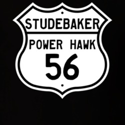 1956 Studebaker Power Hawk Highway Route Sign T Shirt