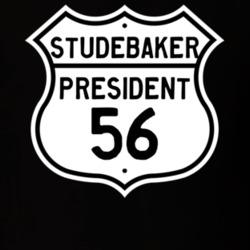 1956 Studebaker President Highway Route Sign T Shirt