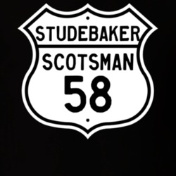 1958 Studebaker Scotsman Highway Route Sign T Shirt