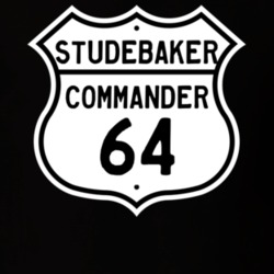 1964 Studebaker Commander Highway Route Sign T Shirt