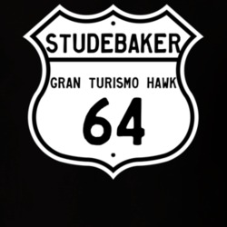 1964 Studebaker Gran Turismo Hawk Highway Route Sign T Shirt