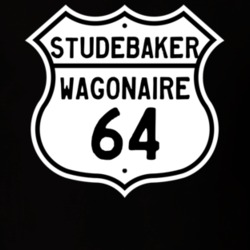 1964 Studebaker Wagonaire Highway Route Sign T Shirt