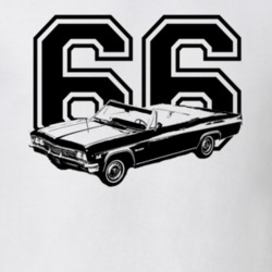 1966 CHEVY IMPALA SS Converitable Side View Year Light Shirt