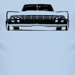 1964 Lincoln Continental Grill View Faded Look T Shirt