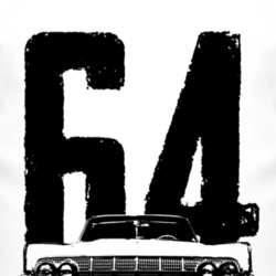 1964 Lincoln Continental Grill View With Year T Shirt
